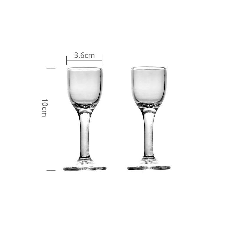 25ml 2er Sets Kleines Weinglas Hochfuß Baijiu Tasse Bar Schnapsglas 120ml Weindispenser Weinkrug Exquisites Glasgeschirr Geschenke