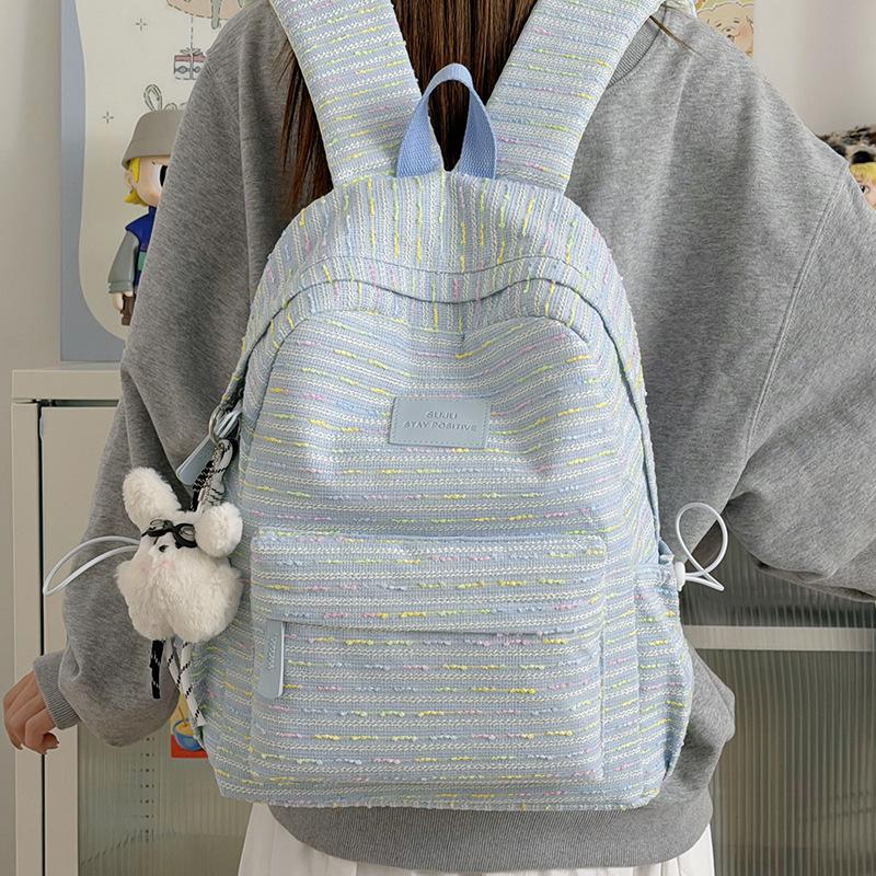Schoolbag1011 new Korean cute backpack female student color dopamine schoolbag large capacity commuter leisure backpack
