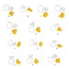 Silicone Animal Cookie Cutter for Handmade Biscuits Cookie Stamp Set for Baking Enthusiasts Elegant Cake Decorations