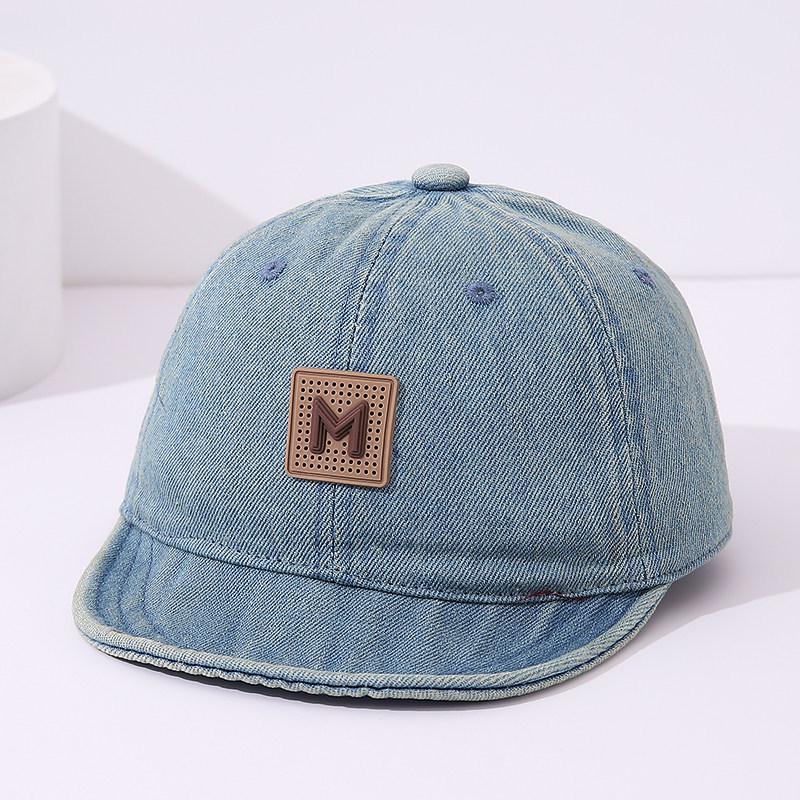 Casquette de Baseball en Jean Style Coréen INS pour Bébé - Chapeau à Visière Souple pour Garçons et Filles, Printemps/Automne