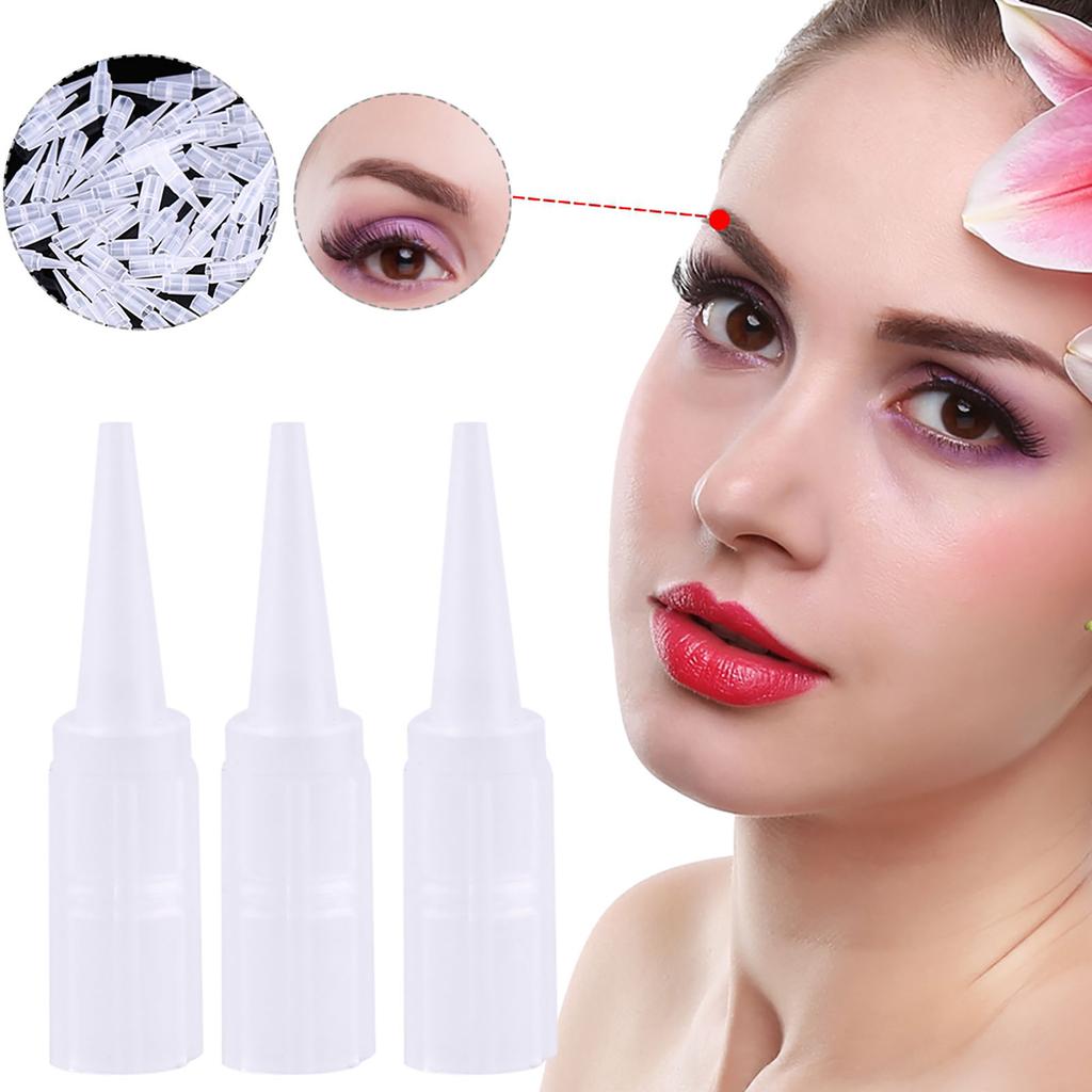 100 Stück/Set 3 Typen Tattoo Nadelröhre Düse Einwegspitzen Kappe Maschinenzubehör 1R 3R 5R