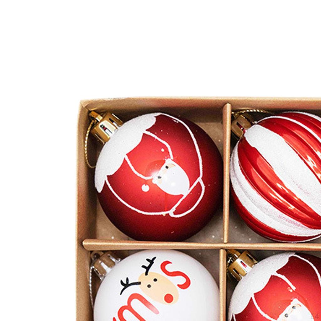 9 Pack 2.3inch Christmas Tree Balls for Holiday Decoration