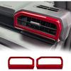Dark Red Dashboard Air Vent Outlet Cover for Toyota Tacoma 2024 2025 and 4Runner 2025 Interior Accessories Center Console Side Frame Decor Trim Cover