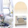 11 Teeth Wooden Weaving Comb Tapestry Weaving Loom Comb Tool DIY Braided Accessories