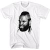 Mr T Black & White Angry Face Photo Men's T Shirt The A Team B.A. Baracus