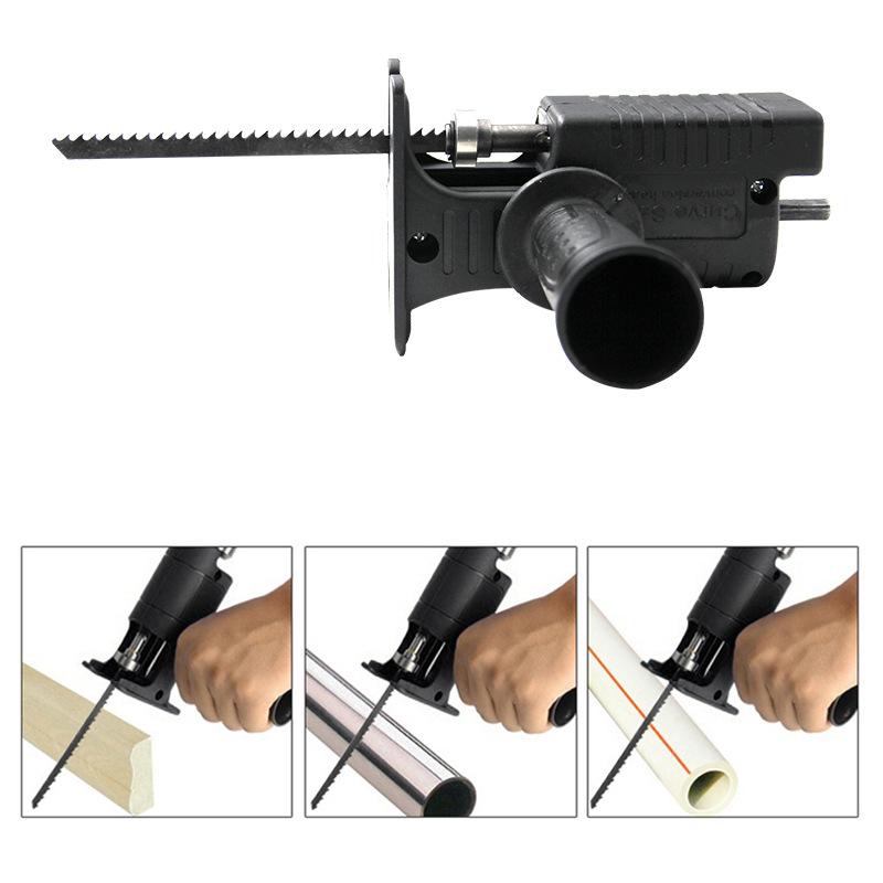 Electric Drill To Reciprocating Saw Conversion Kit for Woodworking