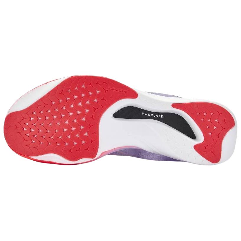 Puma Fast-Fwd Nitro Elite 2 Comfortable Fit Non-Slip Breathable Rebound Running Shoes Women Sneakers Light-Purple Red 313693-02