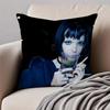 Synth Dark Canadian Band CCrystal Castles Cushion Cover Pillowcase Antidustmite Invisible Zipper Short Plush Sofa Cushion