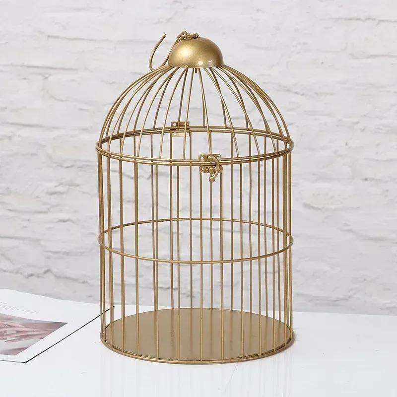 European Retro Iron Flower Stand Bird