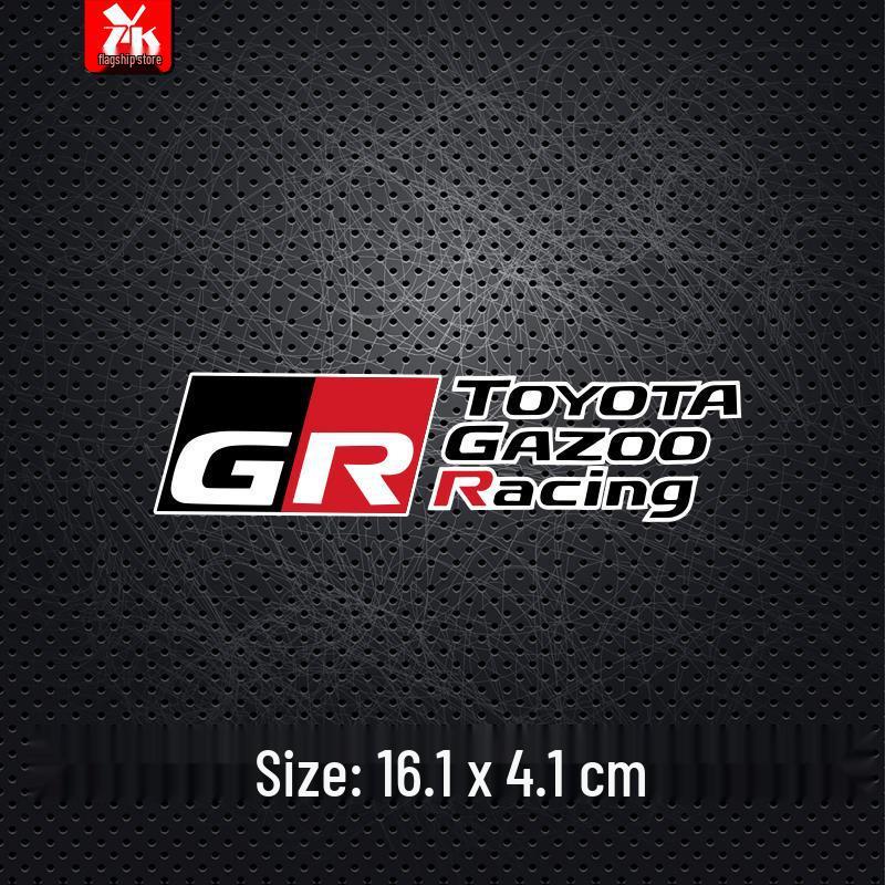 Adesivi Personalizzati per Vetri e Graffi Posteriori Toyota GR Performance - GAZOO
