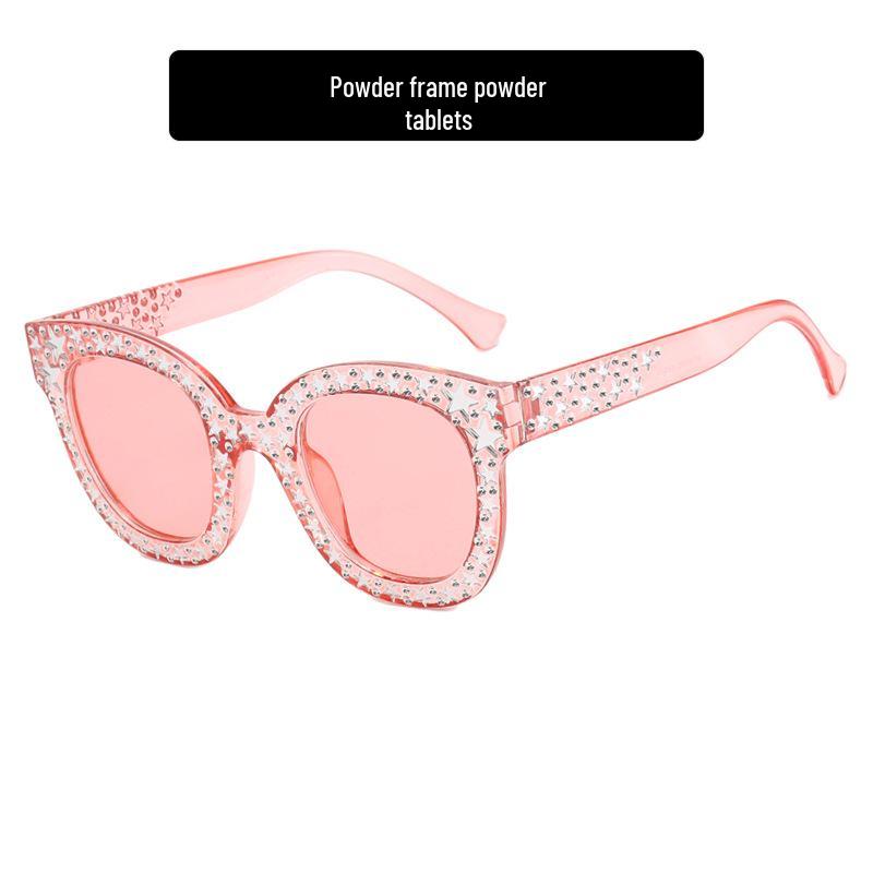 2023 New Fashion Women's Personality Cross-Star Sunglasses