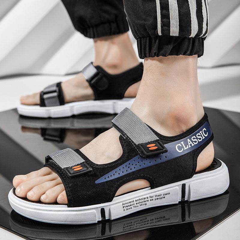

Sandals men s 2025 new summer casual trend outer wear beach outdoor sports non-slip driving men s cool slippers 45