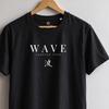 WAVE | Japanese Minimalist T-Shirt and Kids Tshirt, Kanji Typography Tee