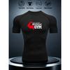 Mens White Compression Short Sleeve T-Shirt Red 4 Muscle Gym Graphic Quick Dry High Elasticity Breathable Workout And Athletic Top