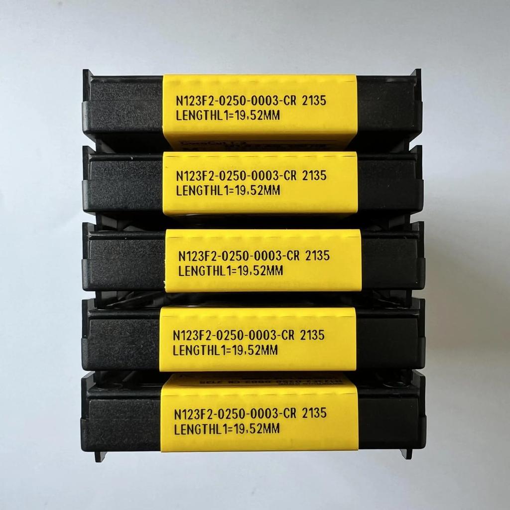 Original Sandvik / N123F2-0250-0003-CR 2135 /CNC CARBIDE Tool Blade 10 Pcs