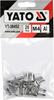 ALUMINUM RIVET NUTS M4, 20 PCS YT-36452 YATO