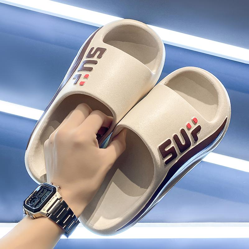 Slippers for Men Sandals Wear-resistant Shoes for Men Soft and Comfortable Waterproof Bathroom Slippers Indoor and Outdoor New