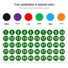 Waterproof Self-Adhesive Number Stickers 1-200 for Clothing, Shoes, and Socks Identification