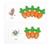 Children Pulling Carrot Language Learning Toys Montessori Game Wooden Box Farm Harvest Radishes Alphabet Early Educational Toys