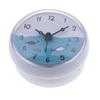 Shower Bath Time Display Wall Clock Machine Blue Silicone Modern Decor for Bathroom and Shower