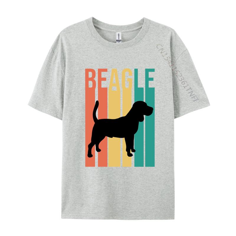 Beagle T Shirt Funny Dog Lover Shirt For Men Casual On Sale Cotton Tops Shirts Dog Silhouette Camisa for Men