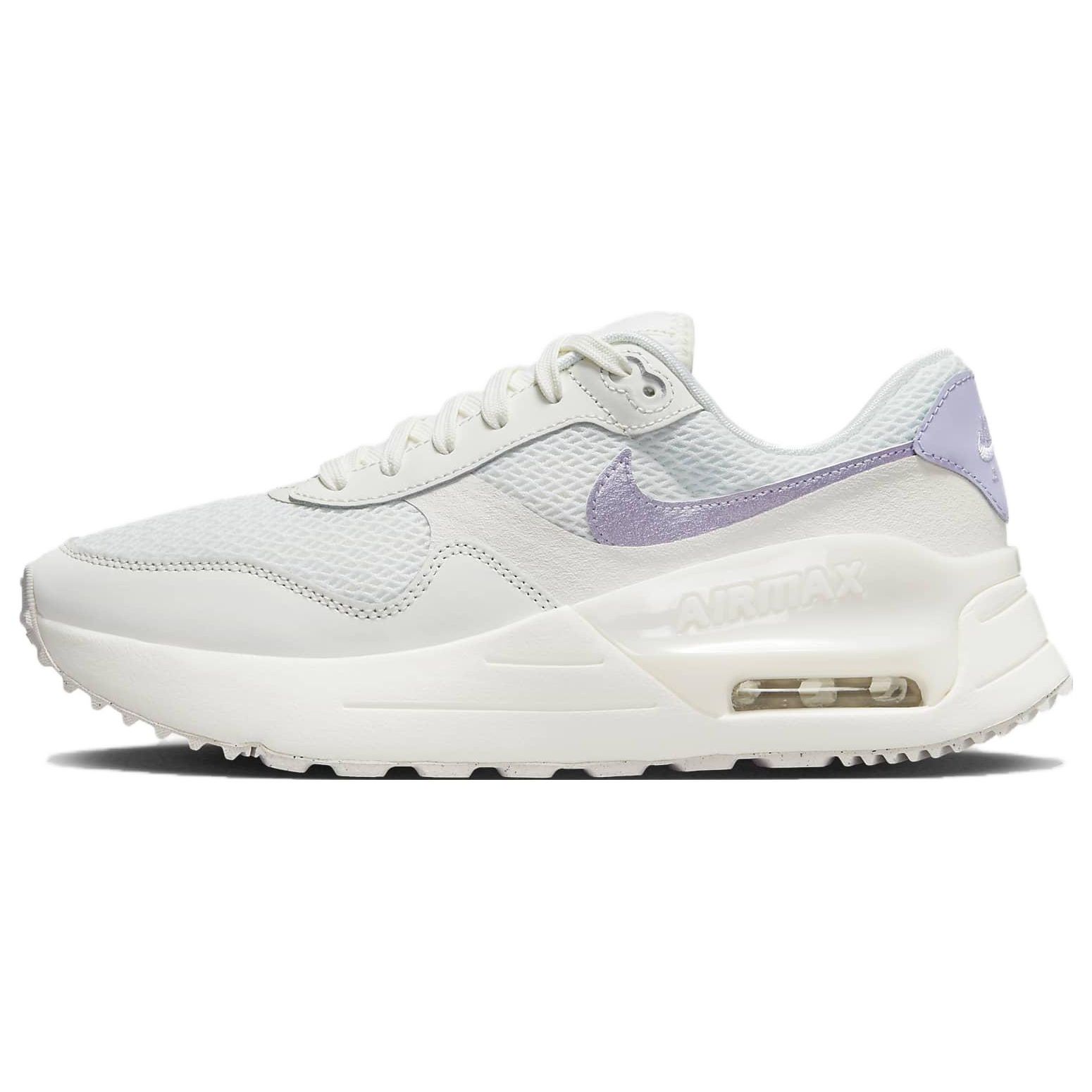 

Nike Air Max SYSTM Sail Indigo Haze Women Sneakers White Phantom Oxygen-Purple DV6841-100 37.5