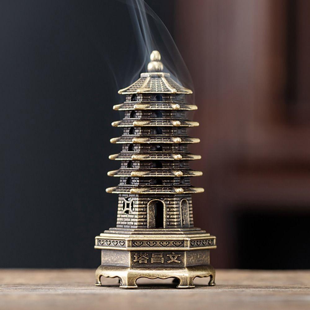 Good Symbolism Incense Burner Zinc Alloy Indoor Aromatherapy Creative Incense Burning  Gifts