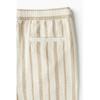 H M Woven sHorts Regular Fit Beige Stripe