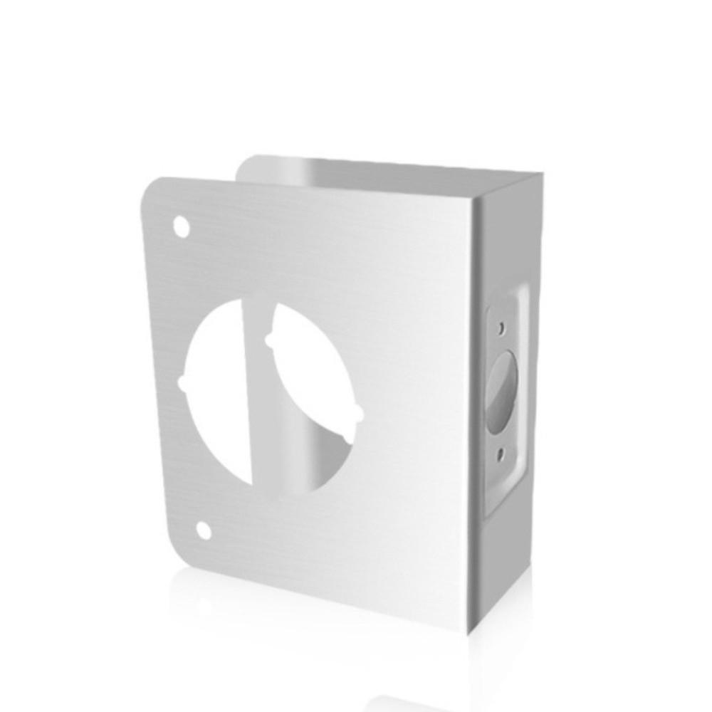 Heavy Duty Door Repair Plate Stainless Steel Lock Slot Accessories  for 1-3/4-inch Thick Door