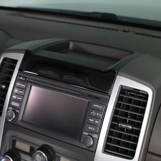 Gloss Piano Black Navigation Screen Upper Trim Sticker For Nissan Frontier 05-21