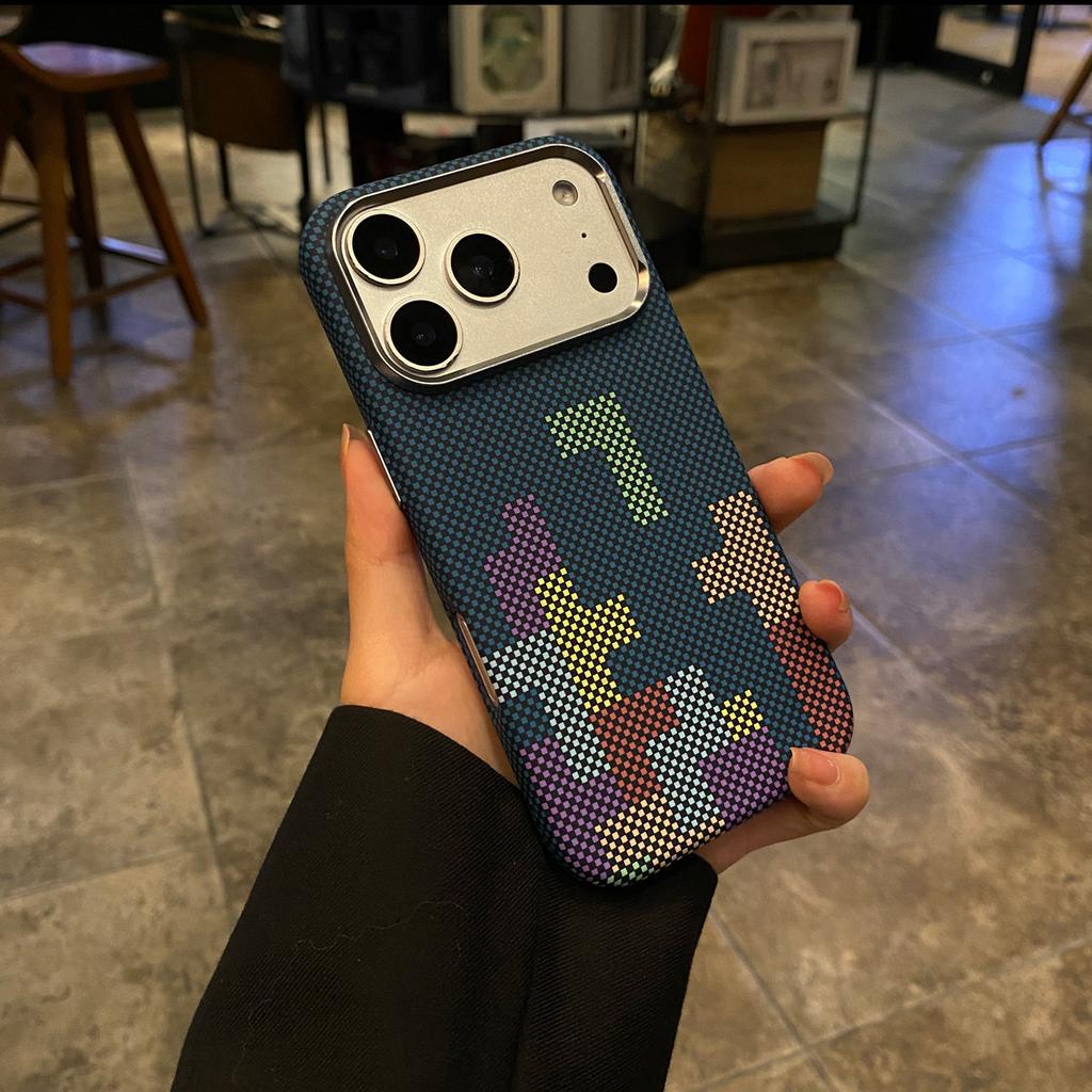 iPhone18PROMAX Tetris Skin-sensitive Magnetic Mobile Phone Case for Apple 17 Premium Protective Case