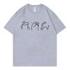 Funny Line Person Meme Tshirt High Quality 100cotton Short Sleeve T Shirt Unisex Unisex Fashion Casual Tshirts Summer Streetwear
