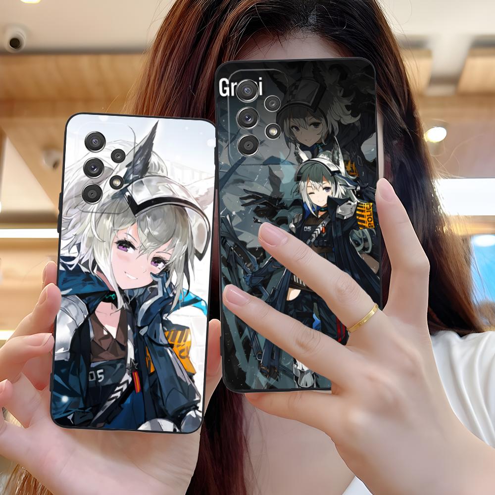 Arknights Grani Matte TPU Mobile Phone Case for Samsung Galaxy A56 55 54 53 52 51 36 35 34 23 16 15 5G Colorful Cover
