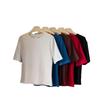 Spring 2026 Women's Round Neck Embroidered Solid T-shirt - Comfortable Base Layer Top