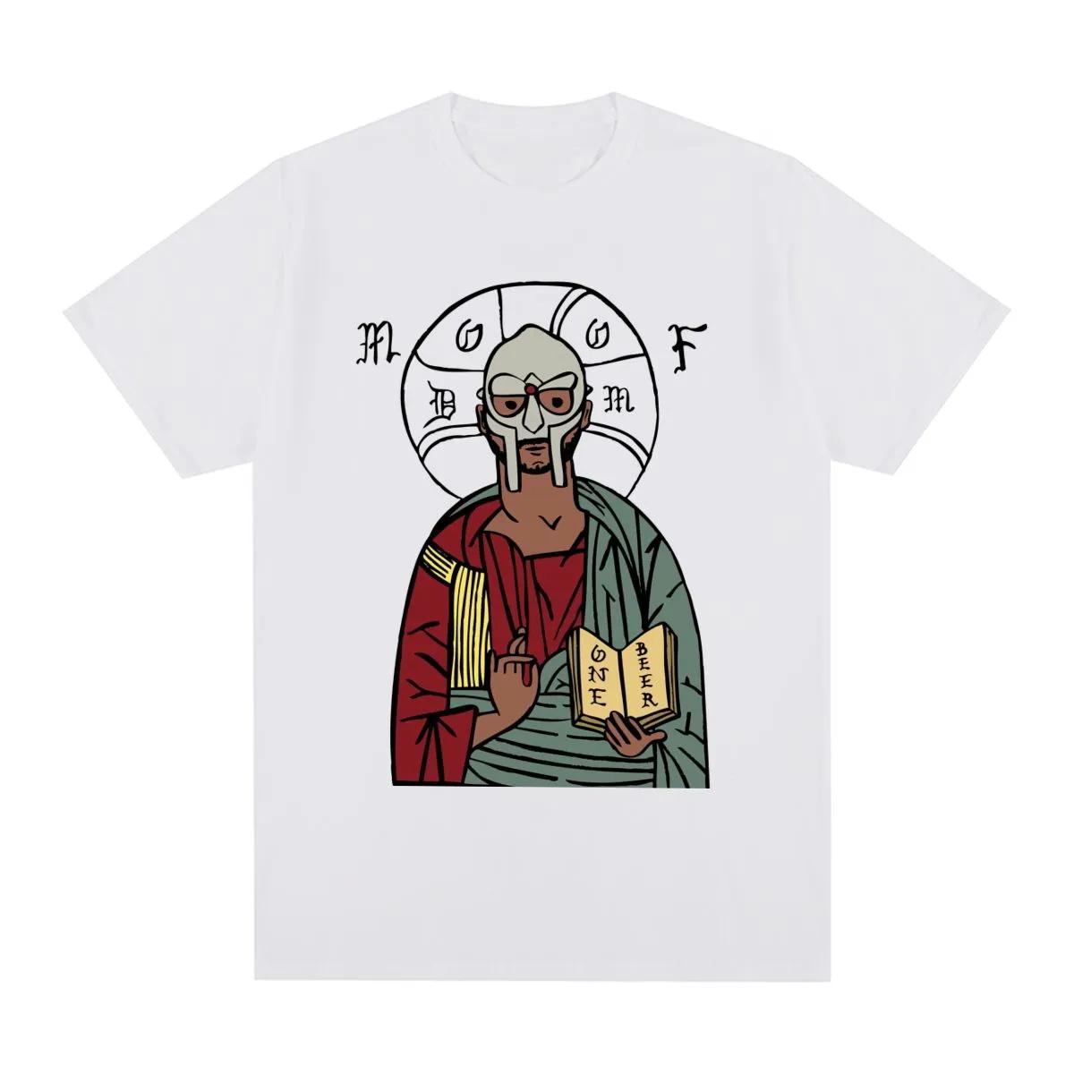 

Mf Doom Vintage Tshirt Classic Retro Mask Hip Hop Party Unisex Plus Size Women T shirt New Tee Tshirt Tops M