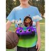 3D T-shirt 2026 NEW Gaby's Dollhouse Cartoon Print Clothing Tops Short Sleeves Sports Fashion Streetwear Manga Comic Tees Toddler 3D Printed Anime