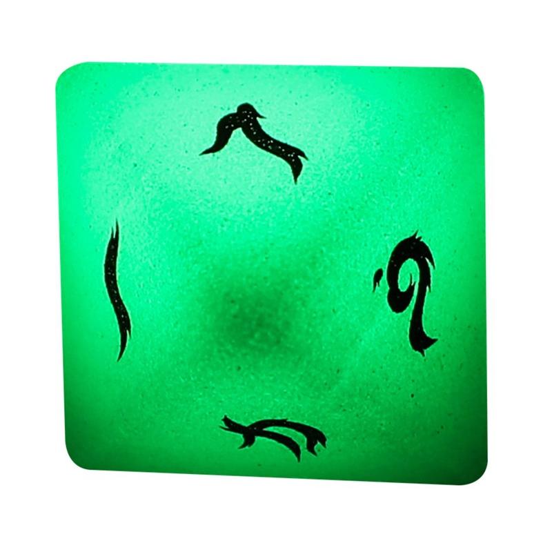 Natural Luminous Stone Dice Multi-faceted Dice Different Sizes Digital Number Dice DIY Board Game Kids Educational Toys