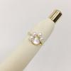 SHDIYAYUN Hot Sale 18K Gold Plated Cute Sea Shell Cat Claw Natural Freshwater Pearl Ring for Women