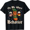 Oktoberfest Auf Meinem Schlechtesten Verhalten Lustiges Deutsches Männer Frauen T-Shirt