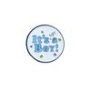 Cartoon Character Style Brooch with Finger Teacup Design - Creative Geometric Badge for Backpack, Alloy Ornament