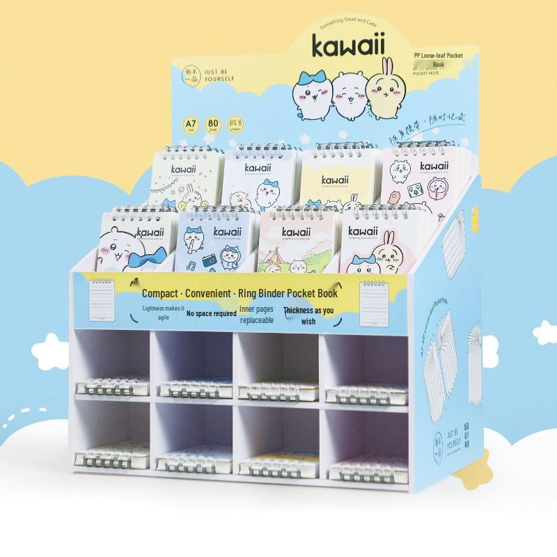 A7 Portable Mini Notebook Set with Detachable Binder and Pocket Book