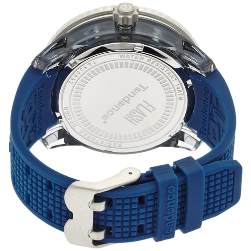 Tendence FLASH 51mm Men's Watch, Blue Dial, Stainless Steel, Mineral Glass, Quartz Movement, TG530002