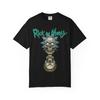Rick and Morty Skull Reflection T-Shirt, Streetwear Cartoon Graphic Tee