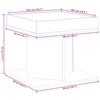 LED Coffee Table Concrete Grey 50x50x45 cm Particleboard