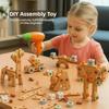 59/100/143Pcs Children's Educational Play House Assembly Toy Plastic Assembling Model  Boy and Girl