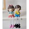 1 Set Hanging Legs Romantic Couple Showpiece | Cute Boy &Girl | Gift for Him/Her, Mother's Day, Home Décor, Living Room