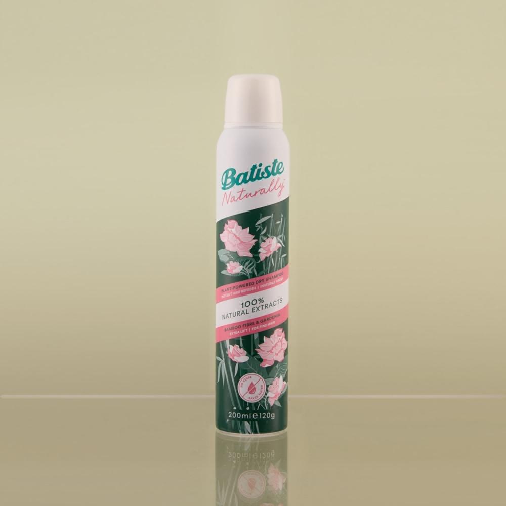 Batiste Dry Shampoo Naturally Bamboo Fiber   Gardenia 200ml FREE