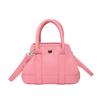 Solid Color Temperament Lychee Pattern Portable Small Bag Women's Versatile Senior Sense Business Commuter Style Messenger Bag