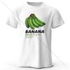 Asian Size Funny Banana Print Tshirt Quirky Playful Summer Top For Unisex WOMEN Soft Comfortable Pure Cotton Tee