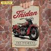 Tin Sign Vintage Poster D Flat Metal Wall Art Decor for Garage Bar Man Cave Retro Rustic Plaque Signage Hot Rod Biker Gift Ho